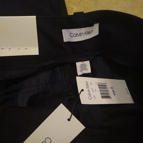 Calvin Klein dark plaid modern ankle pant - Picture 9 of 10